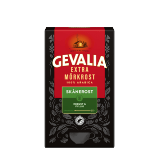 SKÅNEROST EXTRA MÖRKROST Robust med en kraftfull, smakrik karaktär och lång, härlig eftersmak