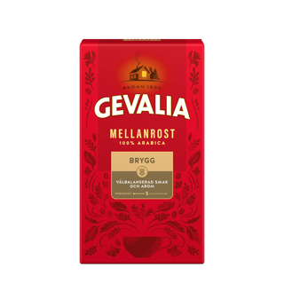 MELLANROST BRYGG MELLANROST Vårt ”originalkaffe” med blandning av utvalda bönor ger ett välbalanserat kaffe med härlig smak och arom