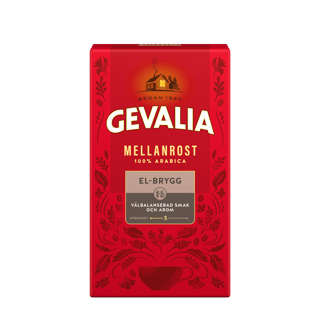 EL BRYGG MELLANROST Ett lite grövre malet kaffe som på bästa sätt utvecklar smak och arom när det bryggs i en bryggare