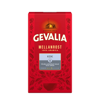 MELLANROST KOK MELLANROST Gevalias välbekanta balanserade smak och härliga arom för dig som gillar att koka ditt kaffe