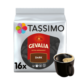 TASSIMO EBONY MÖRKROST Ett fylligt kaffe med mörkare rostning som ger en intensiv arom och en härlig eftersmak
