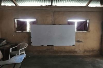 I Los Jimeritos bidrar Gevalia till byggnationen av en ny skola