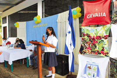 I Los Jimeritos bidrar Gevalia till byggnationen av en ny skola