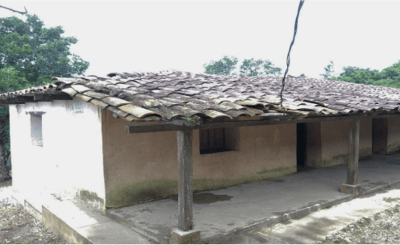 I Las Mataras bidrar Gevalia till byggnationen av en ny skola