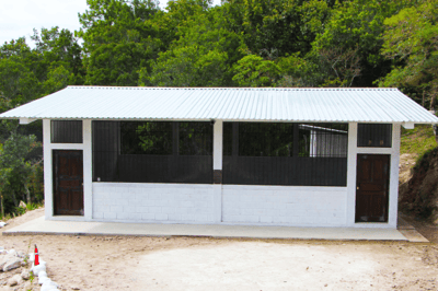 I Las Mataras bidrar Gevalia till byggnationen av en ny skola