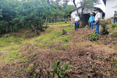 I Las Mataras bidrar Gevalia till byggnationen av en ny skola