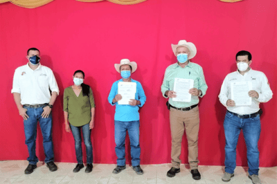 I Las Mataras bidrar Gevalia till byggnationen av en ny skola